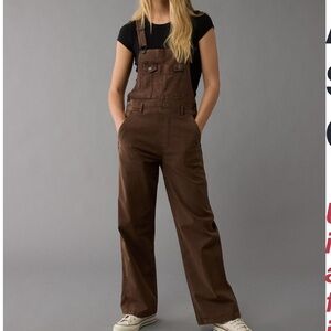 American Eagle Outfitters Brown Overalls